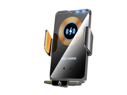 Ryaacphi Cargador inalámbrico para automóvil y soporte para teléf...