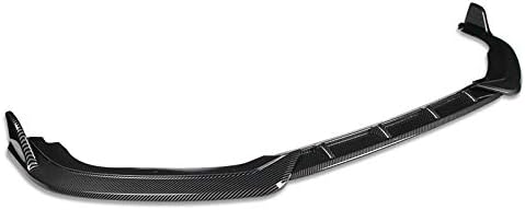 EPARTS 3PCS Front Bumper Body Kit Spoiler Lip Compatible with 2018-2021 Honda Fit (Painted Carbon Fiber)