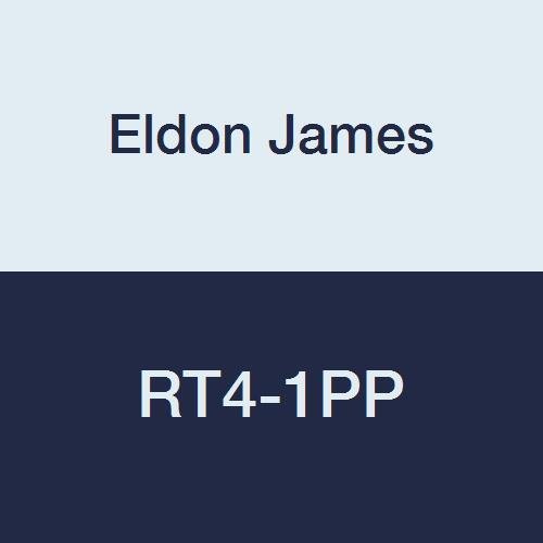 Eldon James RT4-1PP Polypropylene Reduction Tee, 1/4" x 1/16" Hose Barb (Pack of 10)
