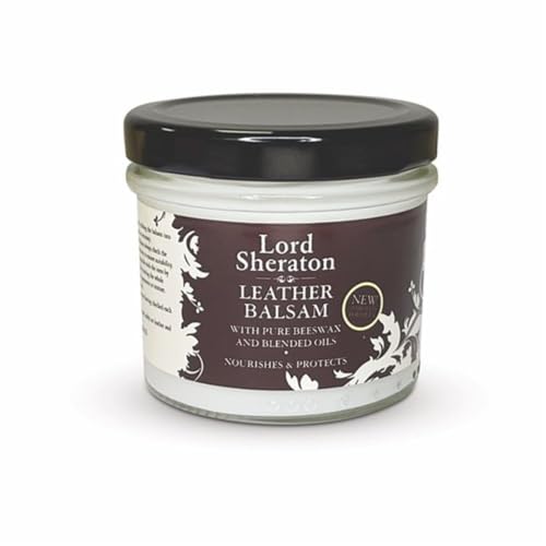 Lord Sheraton Leather Balsam 125 ml - Leather Cleaner, Conditioner & Protector – Nourishes, Restores & Protects Furniture, Sofas & Car Interiors