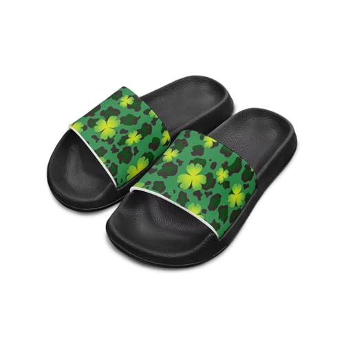 Image of Boy & Girls Slide Sandals Kids Shower Shoes Non Slip Summer Slippers Beach Sandals