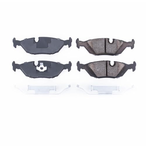 Image of PowerStop Rear Brake Pads for BMW 318i 1991 |318is 1991 |325 1986-88 |325e 1984-87 |325es 1986-87 |BMW 325i 1987-91 - Z17 Ceramic Brake Pads with Installation Hardware, 17-279
