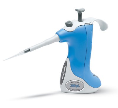 Vistalab Technologies 1157-0200 Ovation Fixed Volume Pipettors, Single Stroke, 200 uL
