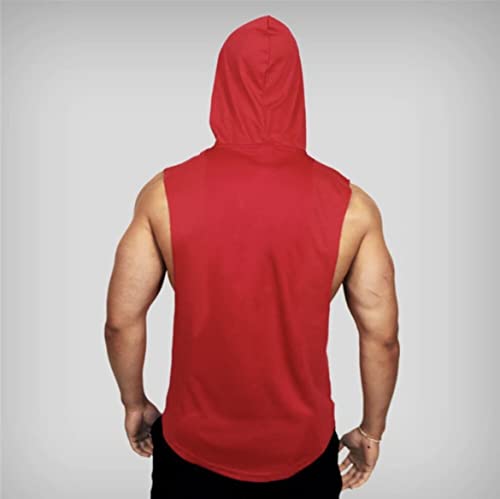 Image of MASCARI Men's Regular Sleeveless Polyester Vest | Anti-Microbial | Anti Odor, Breath tech Super Soft & Comfort Fit Gym Vest for Workout Vest (COMQUER Hood)