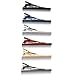 Men's fashion tie Clip Set - Suitable for regular ties, wedding business accessories, and pin clips (6)