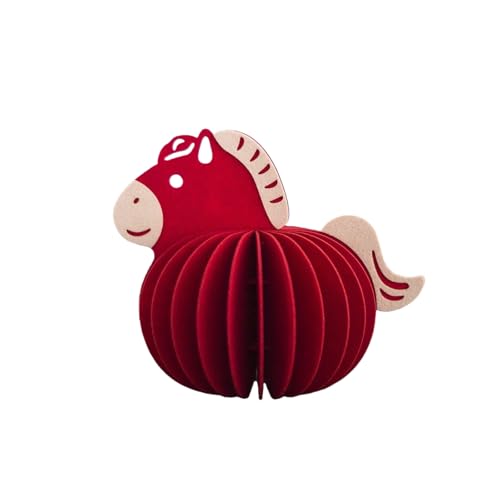 Adorno del año del caballo como regalo de año nuevo chino y prosperidad 2