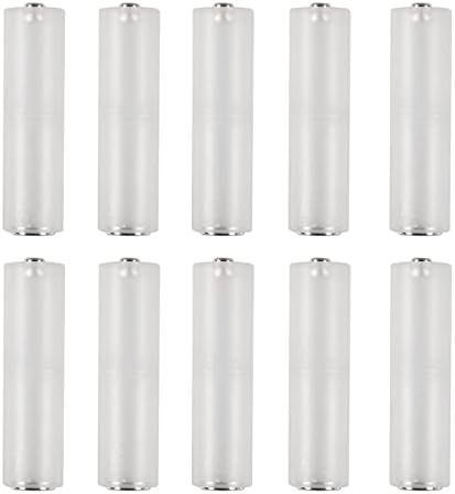 10pcs AAA to AA Converter AAA to AA Battery Adapter AAA to AA Battery Converter Holder AAA to AA Adapter for AAA to AA Battery