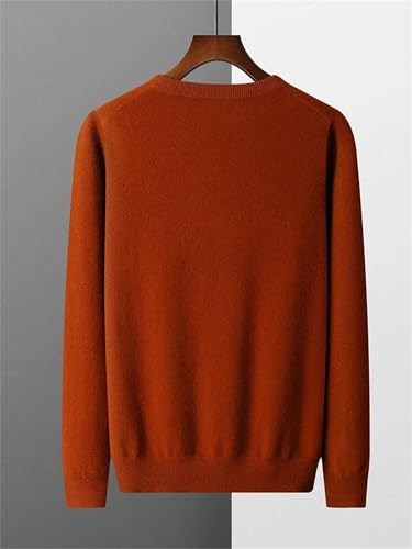 Men's Merino Wool Sweater Crew Neck Pullover Lightweight Knit Solid Color Basic Fall Winter Top2