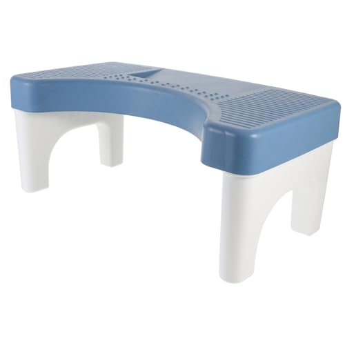 HEALEEP Toilet Foot Stool for Adults Squatting Toilet Stool Bottom Sturdy and Comfortable for Bathroom