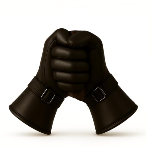 Image of TLN Genuine Leather Gloves for Men | Premium Soft Driving, Biking & Winter Gloves, Warm, Stylish & Durable Hand Gloves for Outdoor & Daily Use
