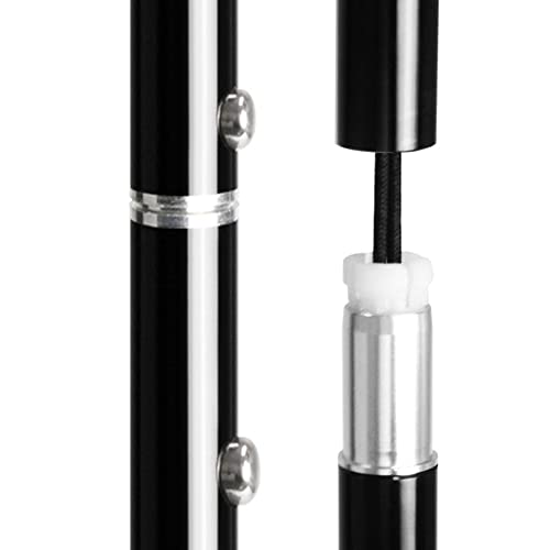 Muletas ajustables para antebrazo, muletas plegables de aluminio para adultos, para viajes o trabajo, ligeras y de diseño