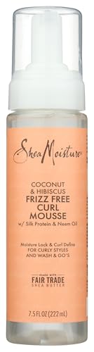 SHEA MOISTURE Sheamoisture Coconut & Hibiscus Frizz-free Curl Mousse - 7.5 Fl Oz, 7.5 Oz (290612 )