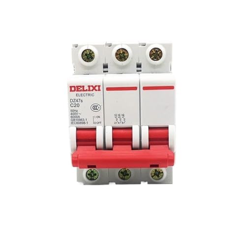 Disjoncteur DZ47S Type C 40A pour tableau électrique triphasé