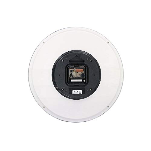 12 Ultra-Modern Silver-Tone Clock