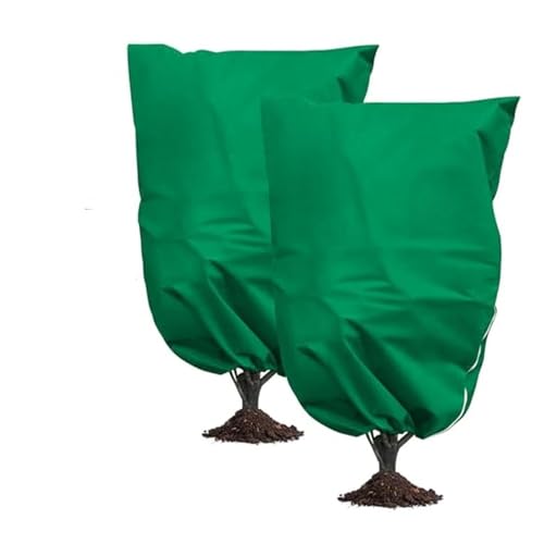 DYYEUAVT Capucha Protectora Antiheladas 2 PCS 90 'X75 Cubiertas de Plantas de heladas MANUDAS REUDENTES REUDENTES ENVERANO ENVERTIL ProteccióN contra Heladas para Plantas