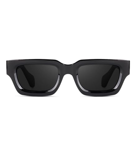 Image of Peter Jones Thick Sides Broad Frame UV Protected Unisex Sunglasses (3659)