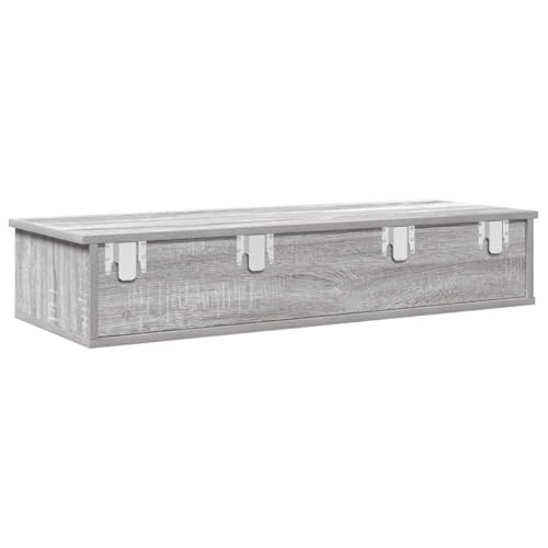 Étagère murale à tiroirs gris Sonoma pour résoudre le manque de rangement dans le salon