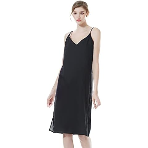 BEAUTELICATE Women’s Cool Cotton V-Neck Slip Cover