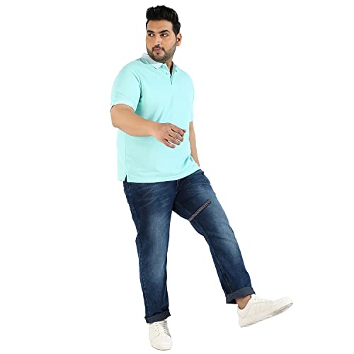 Image of CAHOOT Instafab Plus Men's Polo Neck Half Sleeve Regular Fit T-Shirt for Casual Wear | Modern Clothing T-Shirt Crafted with Comfort Fit and High-Performance for Everyday Wear