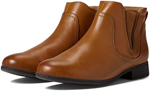 Cobb Hill Women's Crosbie Gore Boot Ankle, Toffee TAN Leather, 9 | Image 3