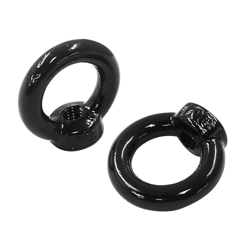 Image of Hordion 6PCS M5 Eye Nuts, Stainless Steel Lifting Eye Nut Fastener Ring Shape EyeNut, ZC2405062820