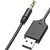 AUX Bluetooth 5.4 Receiver, Auxiliary Audio to Bluetooth 5.4 Adapter, 3.5mm Wireless Audio Receiver, Supports Hands-Free Calling Compatible Devices, Suitable for Home/Car Speakers/Stereo Sound Systems