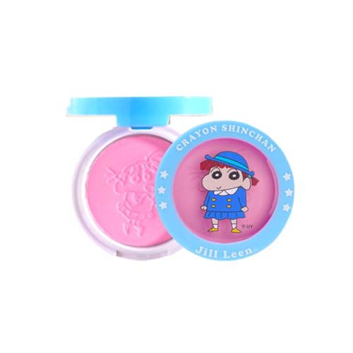 jill leen. ジルリーン&クレヨンしんちゃん連名 チーク 血色感 ナチュラル ふんわり発色 パウダーチーク 透明感 ピンクチーク オレンジチーク イエベ ブルべ コンパクト 人気 プレゼント 17色