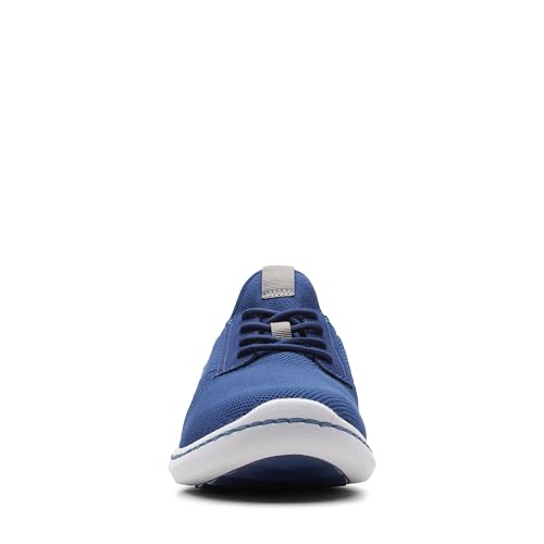 Image of Clarks Men's Step Urban Mix Low-Top Sneakers, Navy Textile, 12 US