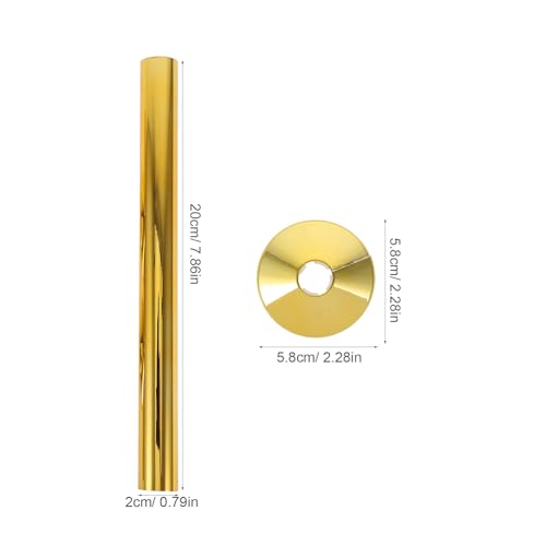 Accesorios para radiadores Healeved dorados para ocultar cortes de azulejo 3