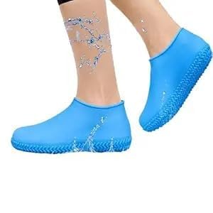 Silicone Shoes Cover | Slip Rain Snow Overshoe Resistant | Stretchable Reusable Shoe Cover | Silicone Boots Shoe Cover | Waterproof Rain Socks | Silicone Rubber Shoe Protectors-picture-33