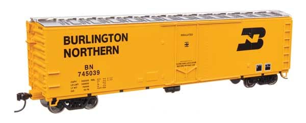 Walthers Mainline 910-2849 HO Scale 50' PC&F Insulated Boxcar - Ready to Run - Burlington Northern #745039