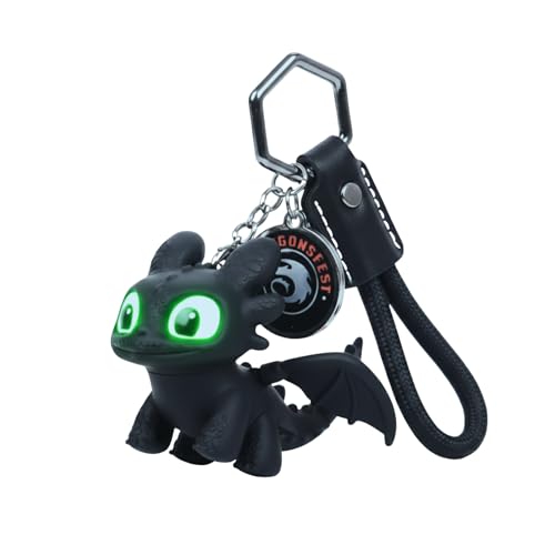 Porte-clés lumineux œil de dragon LED pour personnaliser vos sacs à dos