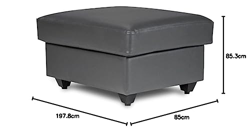 Image of Wakefit Sofa Set | 3 Year Warranty | Sofa 3 Seater, 3 Seater Sofa for Living Room, Wooden Sofa Set, 3 Seater + Right Aligned, Sofa for Living Room - Napper(Jindal : Thundercloud)