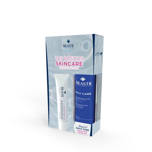 Rilastil Pack Tus Basicos Skincare - Gel Crema Aqua Intense 72h Hidratante Intensivo 40 Ml + REGALO Daily Care Agua Micellar Desmaquillante de Rostro 100 Ml