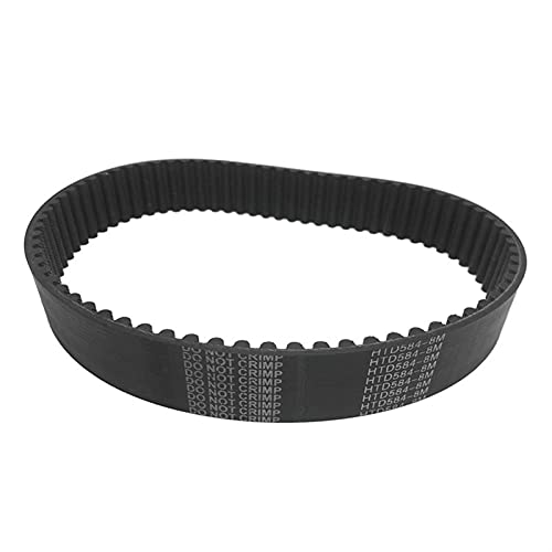 Courroie de distribution HTD8M 584mm de longueur pas 8mm et denture en arc