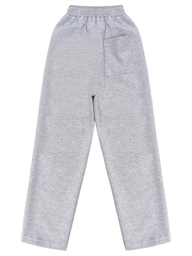 Kids Boys Girls Athlete Casual Sweatpants Sport Pants Elastic Drawstring Hem with Pockets Toursers Daily Wear4