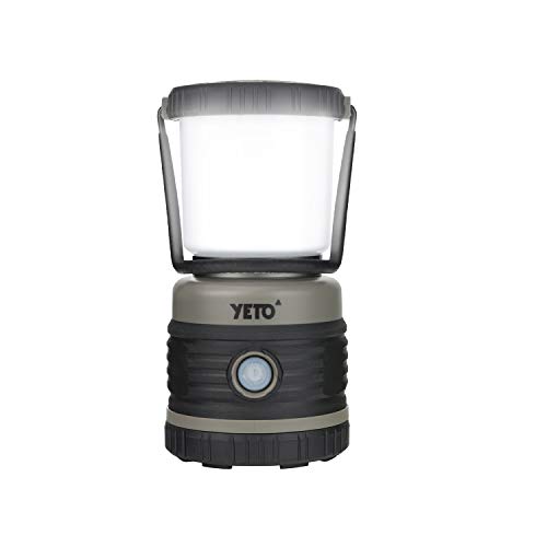 yETO Super Bright 1000 Lumen Camping Lantern, Portable Backpacking Lantern, LED Lanterns Battery Operated, 4 Light Modes Flashlight, Water Resistant, Shock Proof | Emergency, Hurricane, Power Outage