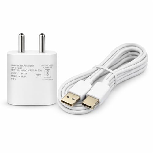 Image of 5W Type-C Mobile Charger with USB Cable, Compact and Lightweight, Compatible with All Type-C Smartphones
