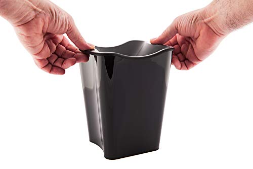 Miniatura 2 de Koala Escupidera De Cata 2 En 1 Con Función De Cubitera 2,5 L, Para 1-2 Botellas Apilable, Reutilizable Ideal Para Eventos, Vino Y Hostelería - Color Negro