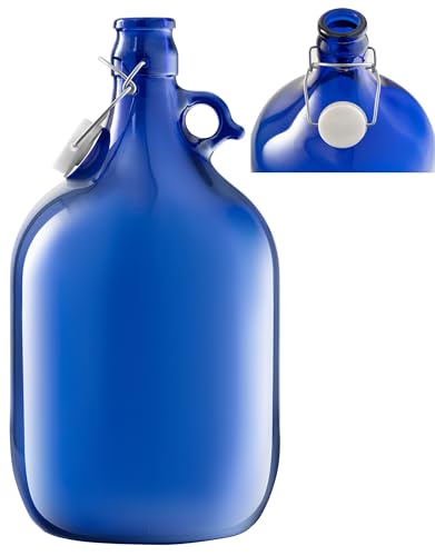 lilawelt24 5L dunkelblau Flasche mit Bügelverschluss Bügelflasche GLASBALLON Weinballon GÄRBALLON GLASFLASCHE Gallone Leer zum Befüllen blaue mit rundem Griff zur Aufbewahrung von Wasser(1x 5L) lilawelt24 5L dunkelblau Flasche mit Bügelverschluss Bügelflasche GLASBALLON Weinballon GÄRBALLON GLASFLASCHE Gallone Leer zum Befüllen blaue mit rundem Griff zur Aufbewahrung von Wasser(1x 5L)