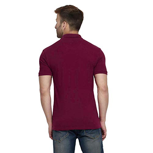 Image of CHKOKKO Men's Cotton Regular Fit Half Sleeves Polo T-Shirt