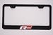 Fit Volkswagen R Line Matt Black Liecnese Plate Frame with Caps