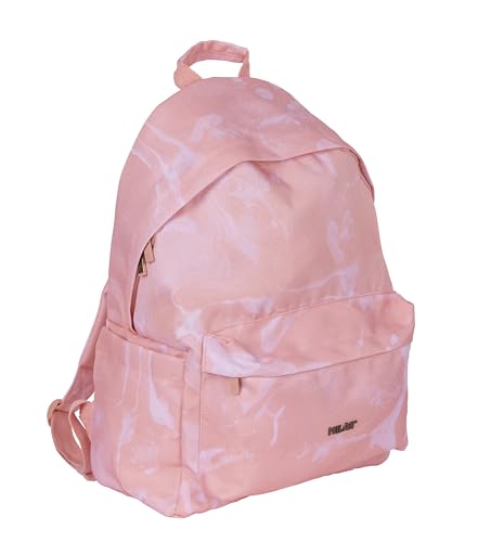 Sac à dos scolaire MILAN Lava rose 22L avec double fermeture