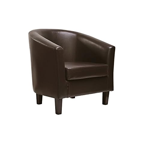 Mcc@Home Faux Leather Tub Chair for Living Room Cover