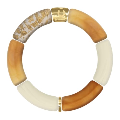 ICE-WATCH N/A Femme Bracelet, orange, blanc et doré, Taille unique