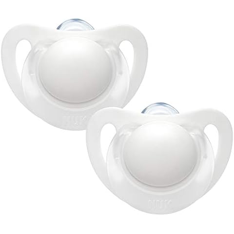 NUK Medic Pro Genius Newborn Dummies, 0-2 months, Silicone, BPA Free, 2 Count Cover