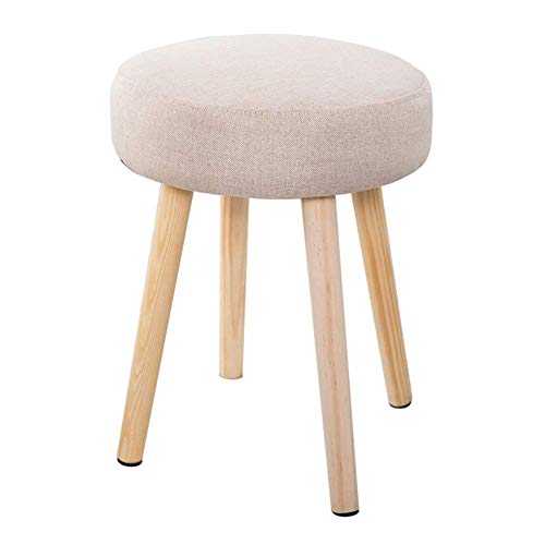 Tabouret en bois massif confortable pour optimiser les petits salons