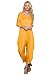 Annabelle Women's Long Sleeve Comfy Harem Jumpsuits Romper with Pockets