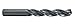 MA Ford 22926770 6.8 mm Twister AL 5X High Performance DIN6537L 3-Flute Carbide Drill