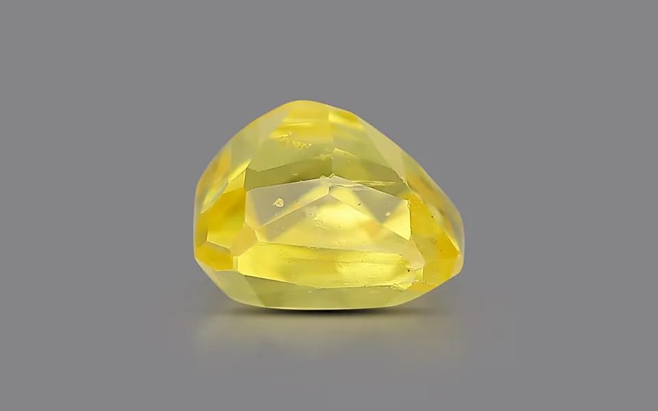 Saphir jaune véritable pierre Pukhraj originale 13 carats
